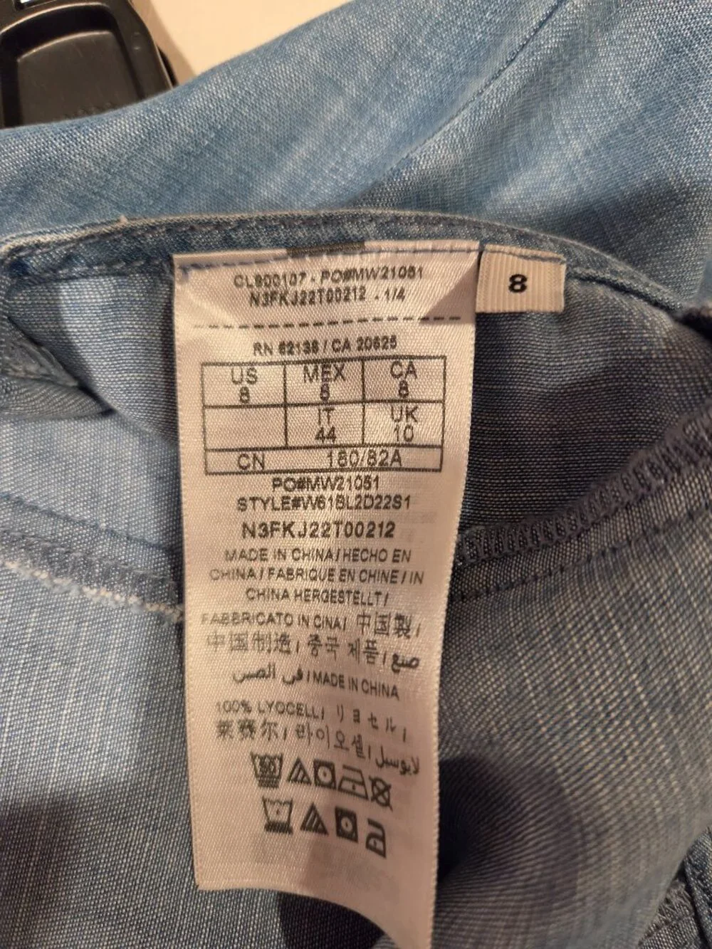 Guess blue jean